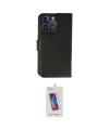ieg™ iPhone 14 Pro Max Kılıf Siluet Işık Serisi - Siyah Joko 5D Cam