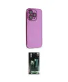 ieg™ iPhone 14 Pro Max Kılıf Siluet Minimal Özel Seri - Şeffaf 360 Full Body Arka Koruyucu
