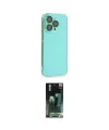 ieg™ iPhone 14 Pro Max Kılıf Siluet Minimal Özel Seri - Şeffaf 360 Full Body Arka Koruyucu