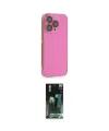 ieg™ iPhone 14 Pro Max Kılıf Siluet Minimal Özel Seri - Siyah 360 Mat Full Body Arka Koruyucu