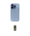 ieg™ iPhone 14 Pro Max Kılıf Siluet Minimal Özel Seri - Siyah Joko Magic 5D Hayalet Cam