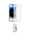 ieg™ iPhone 14 Pro Max Kılıf Siluet Minimal Prime - Şeffaf Pasifik Cam Ekran Koruyucu