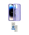 ieg™ iPhone 14 Pro Max Kılıf Siluet Minimal Prime - Şeffaf Royal Nano Ekran Koruyucu