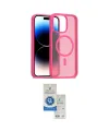 ieg™ iPhone 14 Pro Max Kılıf Siluet Minimal Prime - Şeffaf Royal Nano Ekran Koruyucu