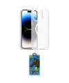 ieg™ iPhone 14 Pro Max Kılıf Siluet Minimal Prime - Siyah 18D Cam Ekran Koruyucu