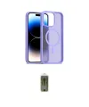 ieg™ iPhone 14 Pro Max Kılıf Siluet Minimal Prime - Siyah Joko Magic 5D Hayalet Cam