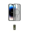 ieg™ iPhone 14 Pro Max Kılıf Siluet Minimal Prime - Siyah Joko Magic 5D Hayalet Cam