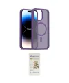 ieg™ iPhone 14 Pro Max Kılıf Siluet Minimal Prime - Siyah Mat Seramik Nano Ekran Koruyucu