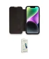 ieg™ iPhone 14 Pro Max Kılıf Siluet Minimal Serisi - Şeffaf Pasifik Cam Ekran Koruyucu