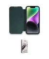 ieg™ iPhone 14 Pro Max Kılıf Siluet Minimal Serisi - Siyah Bilvis 3D Mat Cam Ekran Koruyucu