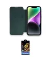 ieg™ iPhone 14 Pro Max Kılıf Siluet Minimal Serisi - Siyah Buffer Hayalet Cam Ekran Koruyucu