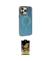 ieg™ iPhone 14 Pro Max Kılıf Siluet Modern Koleksiyonu - Siyah Buffer Cam Ekran Koruyucu