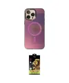 ieg™ iPhone 14 Pro Max Kılıf Siluet Modern Koleksiyonu - Siyah Buffer Cam Ekran Koruyucu