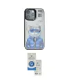 ieg™ iPhone 14 Pro Max Kılıf Siluet Modern Özel Seri - Şeffaf Royal Nano Ekran Koruyucu