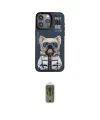 ieg™ iPhone 14 Pro Max Kılıf Siluet Modern Özel Seri - Siyah Joko Magic 5D Hayalet Cam