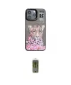 ieg™ iPhone 14 Pro Max Kılıf Siluet Modern Özel Seri - Siyah Joko Magic 5D Hayalet Cam