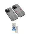 ieg™ iPhone 14 Pro Max Kılıf Ufuk Doku Prime - Şeffaf Royal Nano Ekran Koruyucu