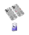 ieg™ iPhone 14 Pro Max Kılıf Ufuk Doku Prime - Siyah Bilvis 5in1 5D Magic Hayalet Cam Ekran Koruyucu