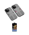 ieg™ iPhone 14 Pro Max Kılıf Ufuk Doku Prime - Siyah Buffer Hayalet Cam Ekran Koruyucu