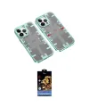 ieg™ iPhone 14 Pro Max Kılıf Ufuk Doku Prime - Siyah Buffer Hayalet Cam Ekran Koruyucu