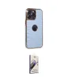 ieg™ iPhone 14 Pro Max Kılıf Ufuk Form Prime - Siyah Bilvis 3D Mat Cam Ekran Koruyucu