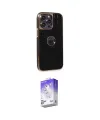 ieg™ iPhone 14 Pro Max Kılıf Ufuk Form Prime - Siyah Bilvis 5in1 3D Magic Cam Ekran Koruyucu