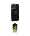 ieg™ iPhone 14 Pro Max Kılıf Ufuk Form Prime - Siyah Buffer Cam Ekran Koruyucu
