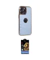 ieg™ iPhone 14 Pro Max Kılıf Ufuk Form Prime - Siyah Buffer Hayalet Cam Ekran Koruyucu