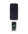 ieg™ iPhone 14 Pro Max Kılıf Ufuk Minimal Özel Seri - Şeffaf 360 Full Body Arka Koruyucu