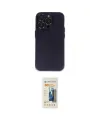 ieg™ iPhone 14 Pro Max Kılıf Ufuk Minimal Özel Seri - Siyah 6D Mat Seramik Hayalet Nano Ekran Koruyucu