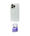 ieg™ iPhone 14 Pro Max Kılıf Ufuk Minimal Özel Seri - Siyah Bilvis 5in1 5D Magic Hayalet Cam Ekran Koruyucu