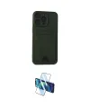 ieg™ iPhone 14 Pro Max Kılıf Vadi Çizgi Prime - Siyah 3D Antistatik Cam Ekran Koruyucu