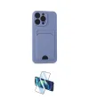 ieg™ iPhone 14 Pro Max Kılıf Vadi Çizgi Prime - Siyah 3D Antistatik Cam Ekran Koruyucu
