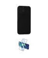 ieg™ iPhone 14 Pro Max Kılıf Vadi Çizgi Prime - Siyah 3D Antistatik Cam Ekran Koruyucu