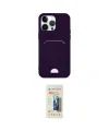ieg™ iPhone 14 Pro Max Kılıf Vadi Çizgi Prime - Siyah 6D Mat Seramik Hayalet Nano Ekran Koruyucu