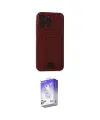 ieg™ iPhone 14 Pro Max Kılıf Vadi Çizgi Prime - Siyah Bilvis 5in1 3D Magic Cam Ekran Koruyucu
