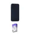 ieg™ iPhone 14 Pro Max Kılıf Vadi Çizgi Prime - Siyah Bilvis 5in1 3D Magic Cam Ekran Koruyucu