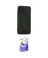 ieg™ iPhone 14 Pro Max Kılıf Vadi Çizgi Prime - Siyah Bilvis 5in1 5D Magic Hayalet Cam Ekran Koruyucu