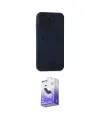 ieg™ iPhone 14 Pro Max Kılıf Vadi Çizgi Prime - Siyah Bilvis 5in1 5D Magic Hayalet Cam Ekran Koruyucu
