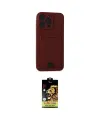 ieg™ iPhone 14 Pro Max Kılıf Vadi Çizgi Prime - Siyah Buffer Cam Ekran Koruyucu