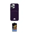 ieg™ iPhone 14 Pro Max Kılıf Vadi Çizgi Prime - Siyah Buffer Hayalet Cam Ekran Koruyucu