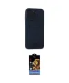 ieg™ iPhone 14 Pro Max Kılıf Vadi Çizgi Prime - Siyah Buffer Hayalet Cam Ekran Koruyucu
