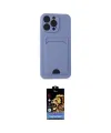 ieg™ iPhone 14 Pro Max Kılıf Vadi Çizgi Prime - Siyah Buffer Hayalet Cam Ekran Koruyucu