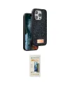 ieg™ iPhone 14 Pro Max Kılıf Vadi Klasik Serisi - Siyah 6D Mat Seramik Hayalet Nano Ekran Koruyucu