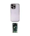 ieg™ iPhone 14 Pro Max Kılıf Vadi Minimal - Siyah 360 Mat Full Body Arka Koruyucu