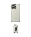 ieg™ iPhone 14 Pro Max Kılıf Vadi Minimal - Siyah Bilvis Hayalet Cam Ekran Koruyucu