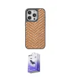 ieg™ iPhone 14 Pro Max Kılıf Vadi Özel Seri - Siyah Bilvis 5in1 5D Magic Hayalet Cam Ekran Koruyucu