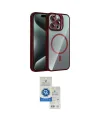 ieg™ iPhone 14 Pro Max Kılıf Yadigar Asil Koleksiyonu - Şeffaf Royal Nano Ekran Koruyucu