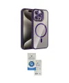 ieg™ iPhone 14 Pro Max Kılıf Yadigar Asil Koleksiyonu - Şeffaf Royal Nano Ekran Koruyucu