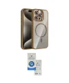 ieg™ iPhone 14 Pro Max Kılıf Yadigar Asil Koleksiyonu - Şeffaf Royal Nano Ekran Koruyucu